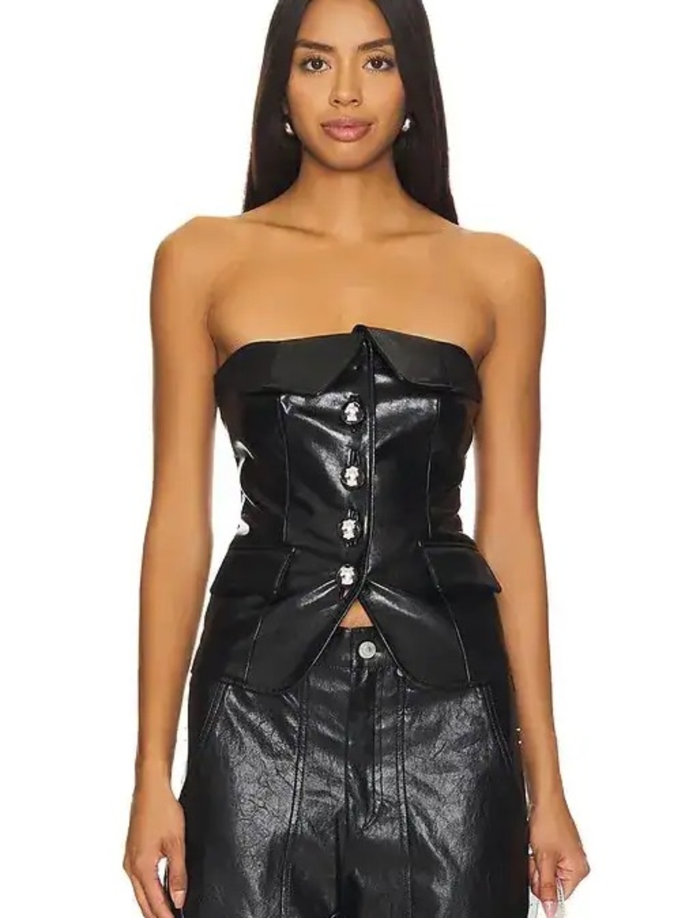 $440 NWT LEJE REVOLVE Tailored Camisole Black Medium